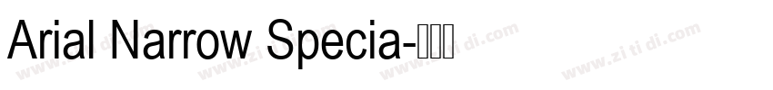Arial Narrow Specia字体转换